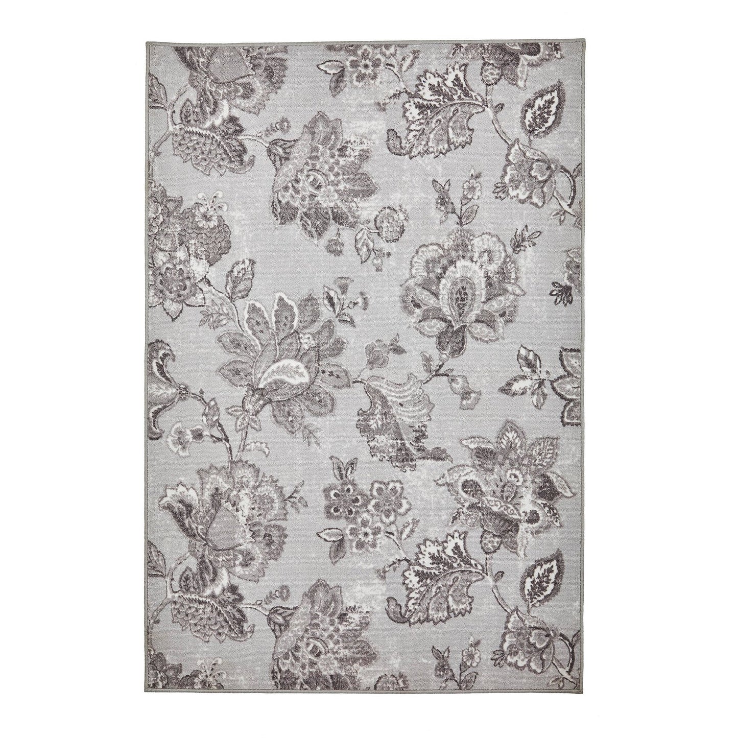 Washable Rug Keats by Dreams & Drapes Design in Grey