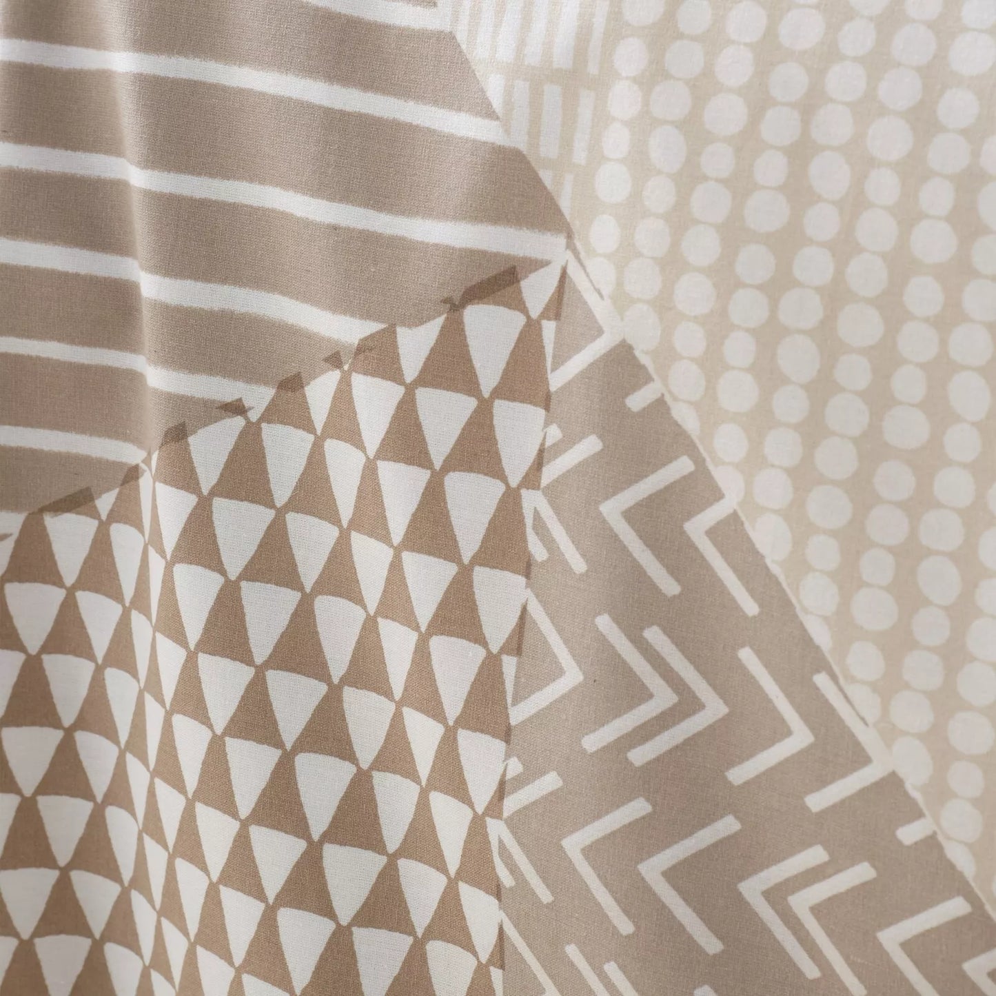 Larsson Geo Geometric Natural Duvet Cover Set by Catherine Lansfield