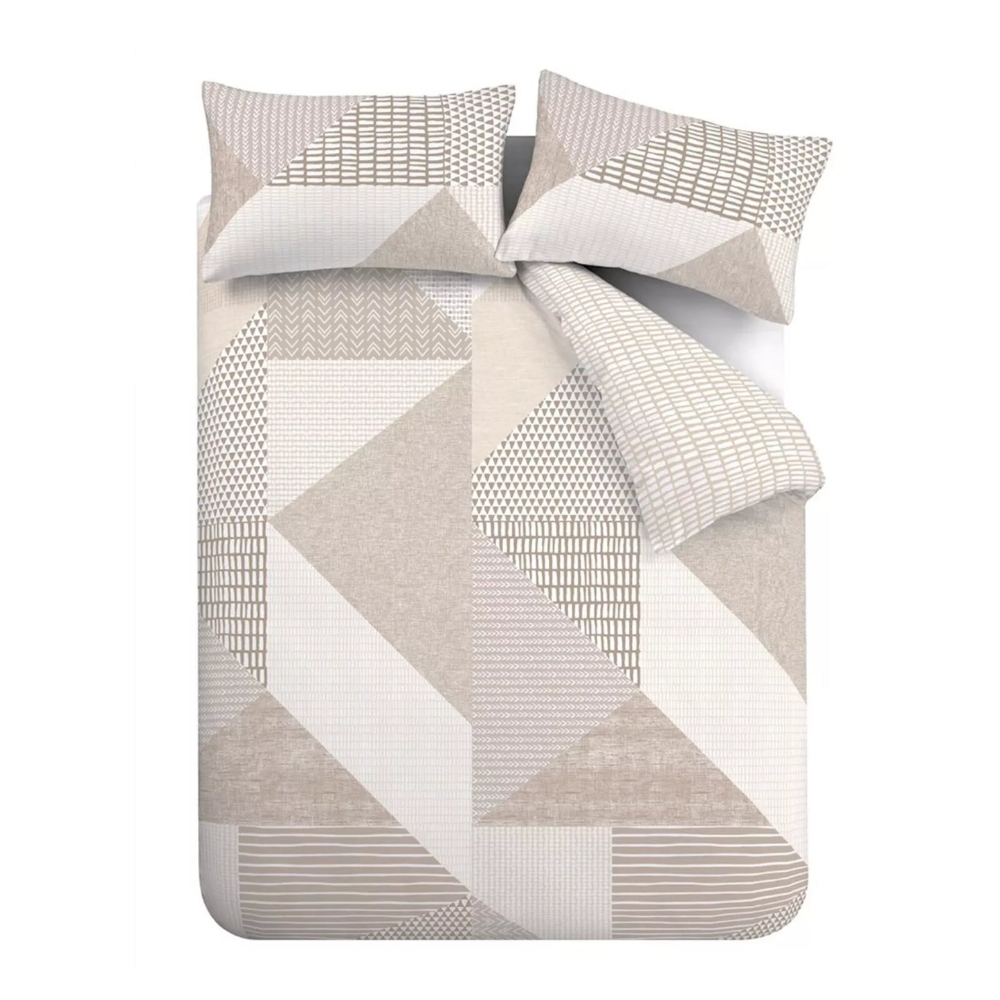 Larsson Geo Geometric Natural Duvet Cover Set by Catherine Lansfield