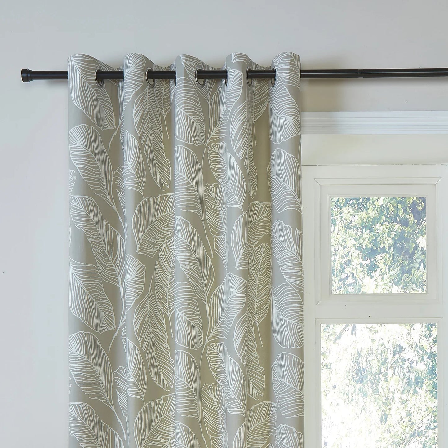 Matteo Eyelet Curtains by Fusion in Natural