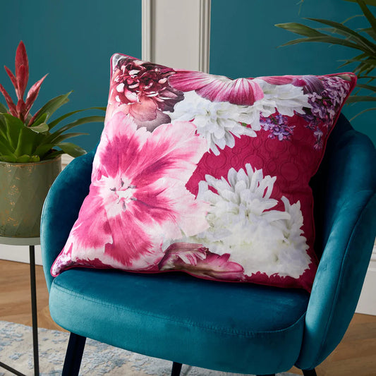 Mayfair Lady Filled Cushion by Laurence Llewelyn-Bowen in Pink