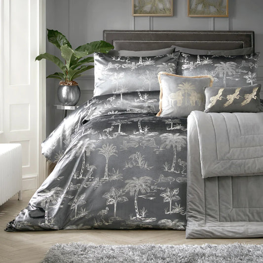 Slate Oasis Duvet Cover Set by Laurence Llewelyn-Bowen