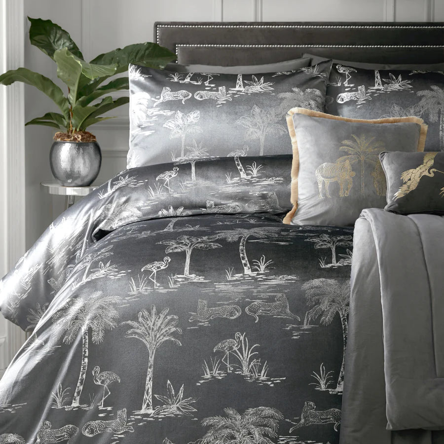 Slate Oasis Duvet Cover Set by Laurence Llewelyn-Bowen