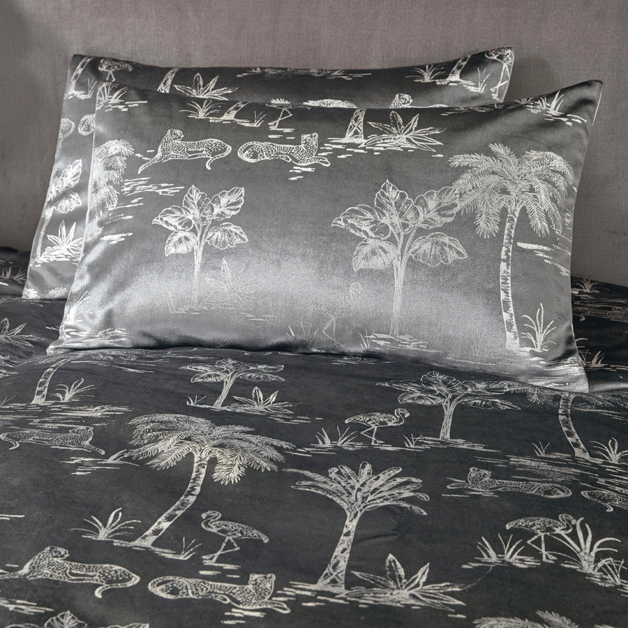 Slate Oasis Duvet Cover Set by Laurence Llewelyn-Bowen