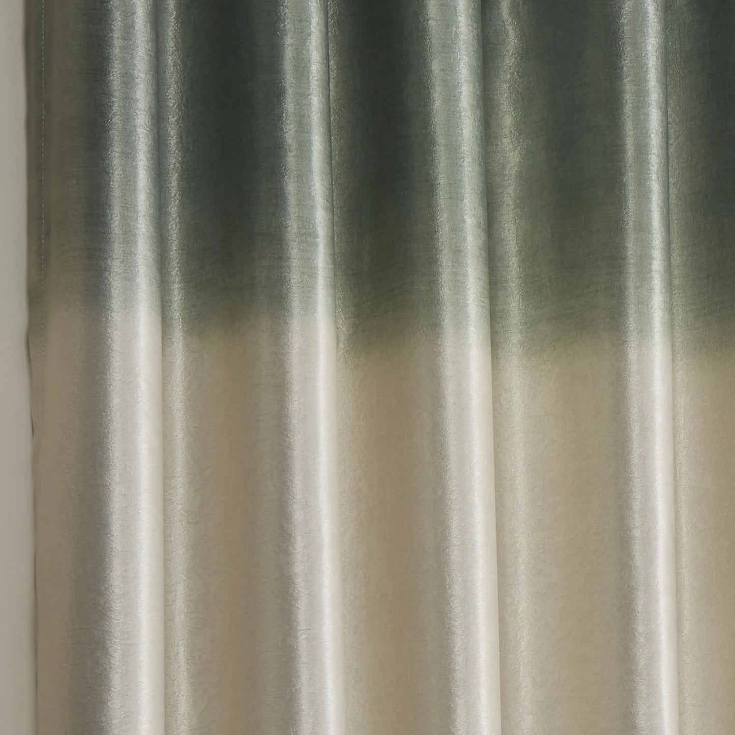 Ombre Strata Eyelet Curtains by Fusion in Green