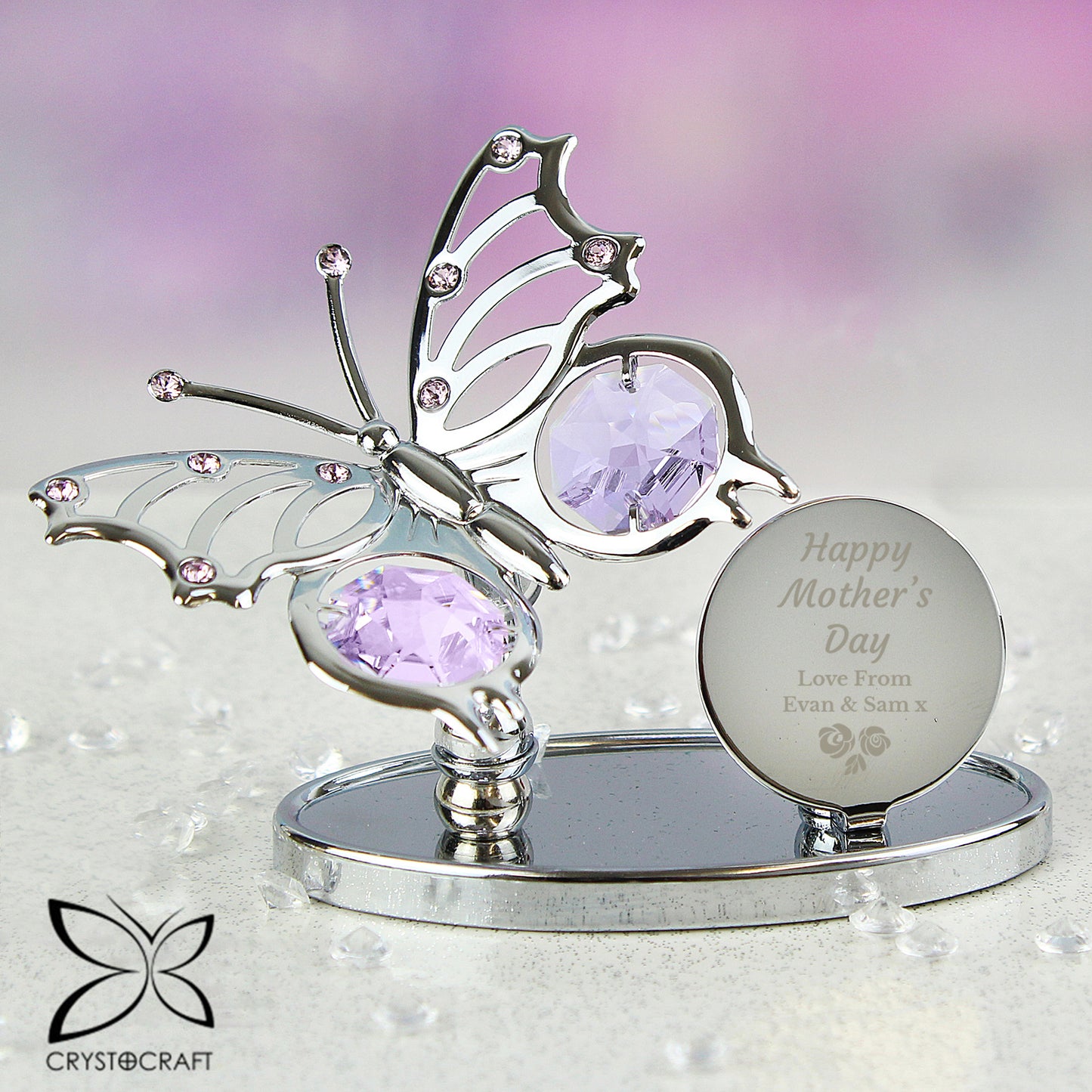 Personalised Happy Mothers Day Crysto...