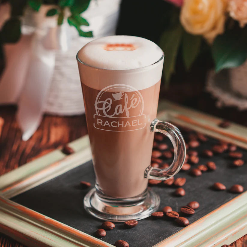 Personalised Cafe Latte Glass