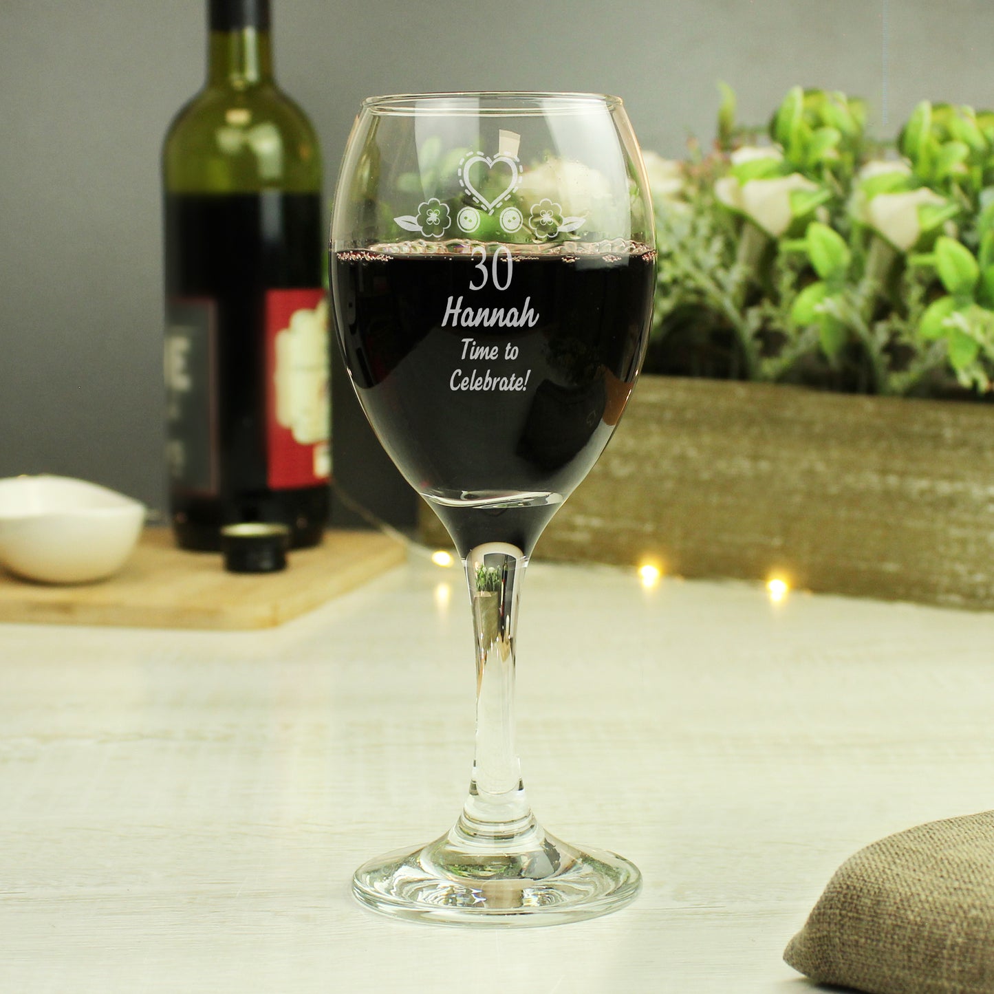 Personalised Birthday Craft Wine Glass