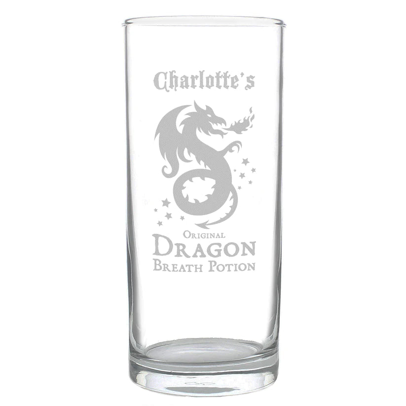 Personalised Dragon Breath Potion Hi Ball Glass