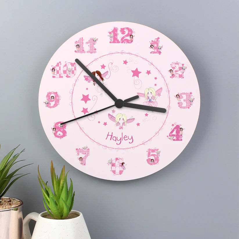 Personalised Fairy Clock