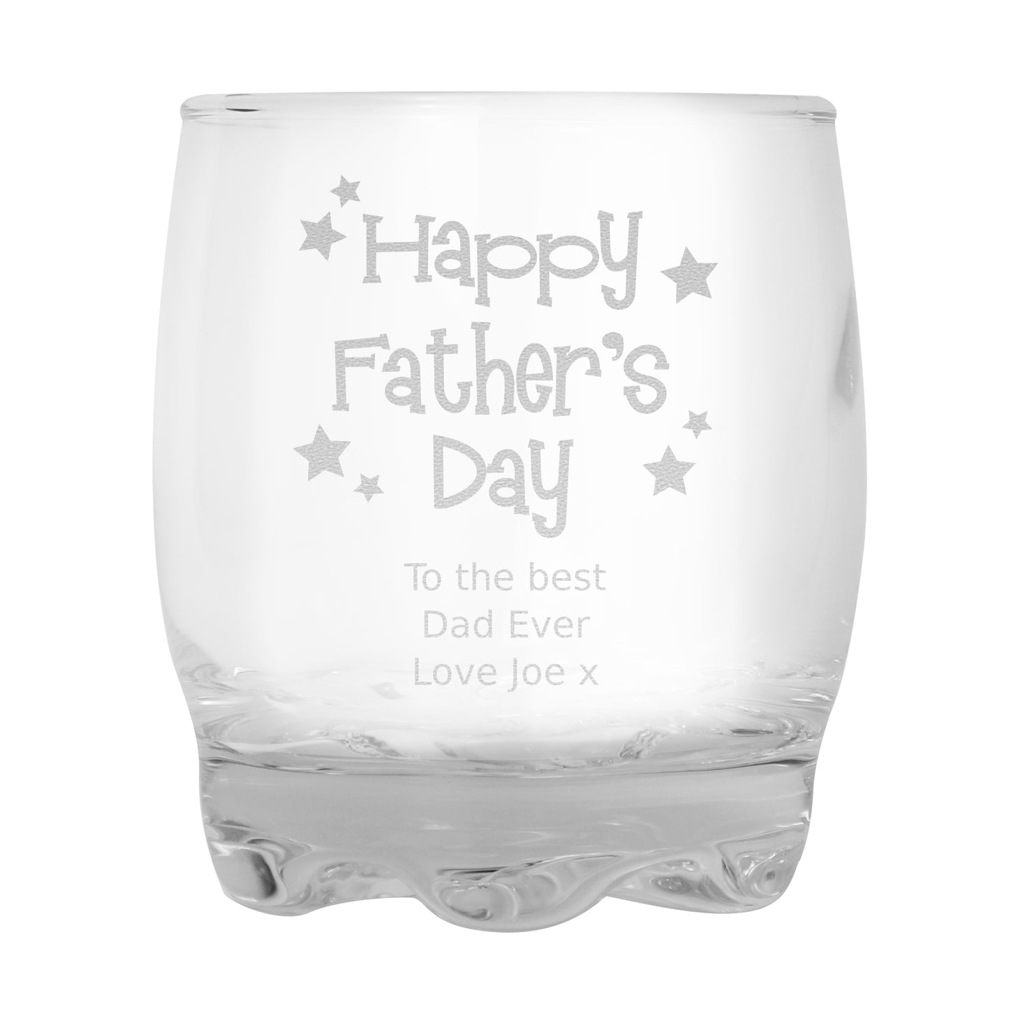 Personalised Happy Father's Day Stars Tumbler