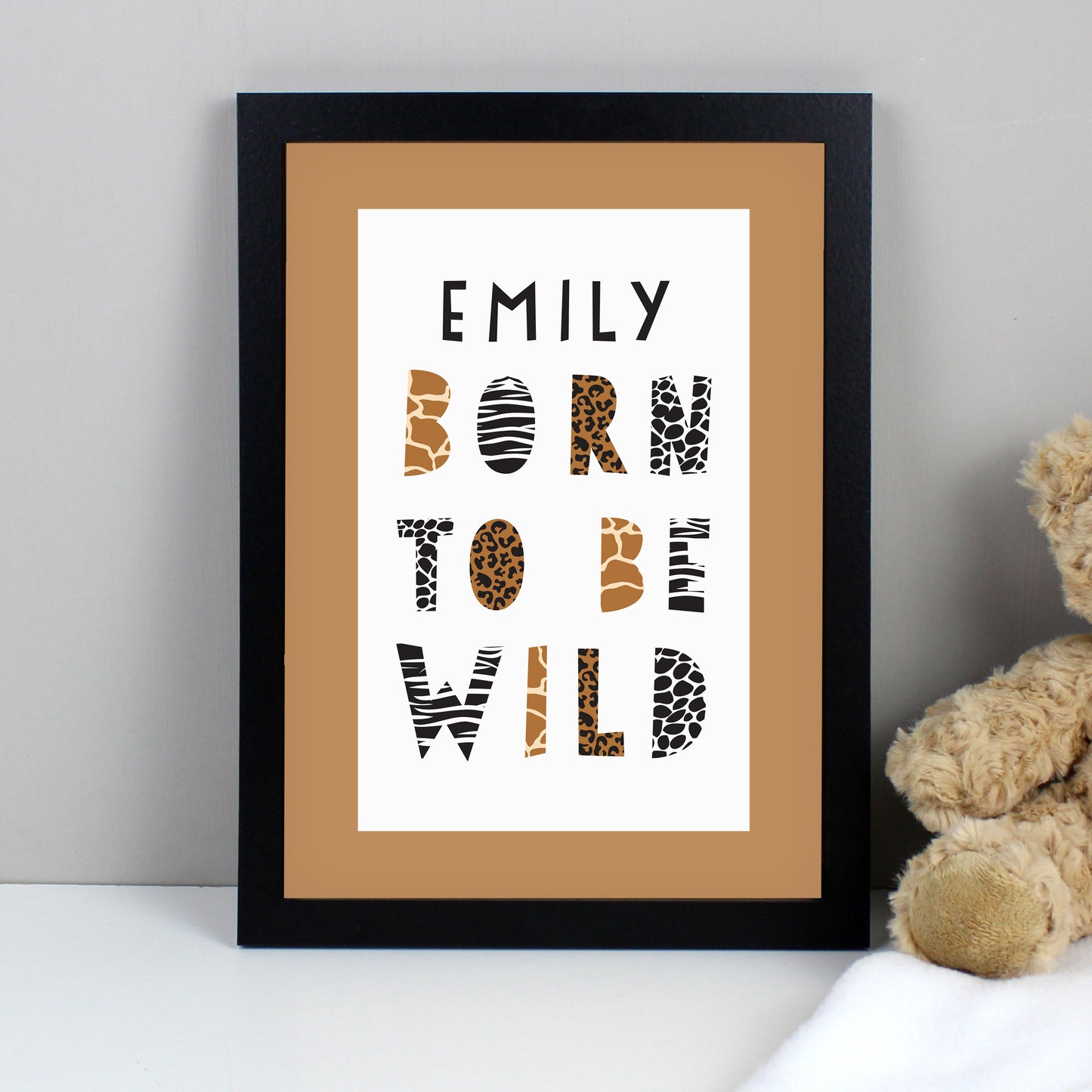 Personalised Born To Be Wild A4 Framed Print