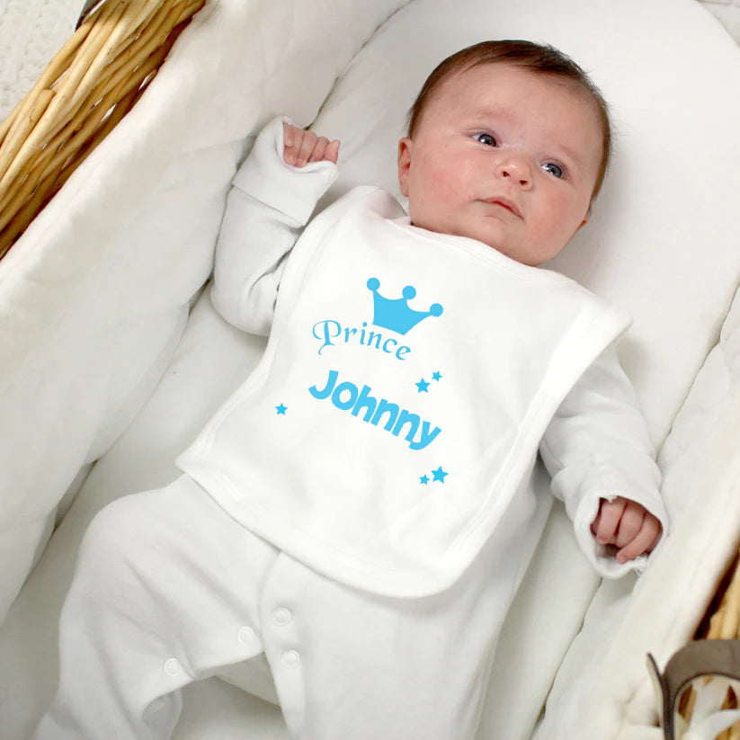 Personalised Prince Bib