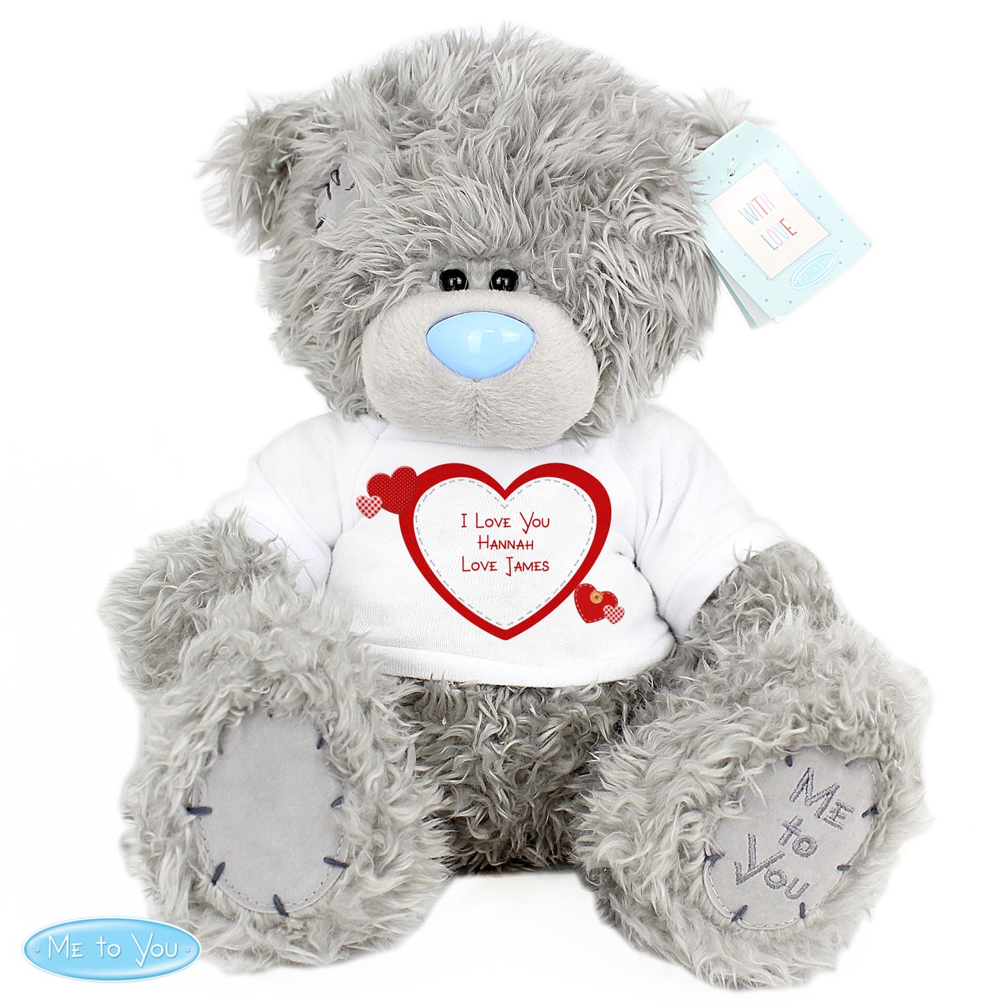 Personalised Me to You Bear Hearts