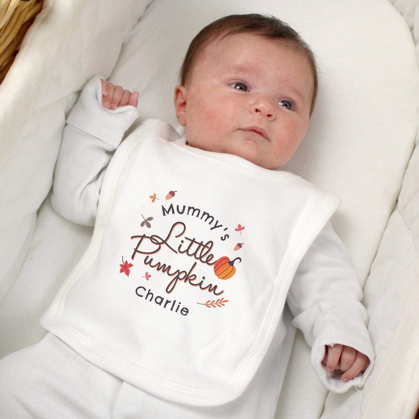 Personalised Little Pumpkin Bib