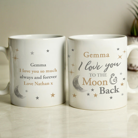 Personalised To the Moon and Back... Mug