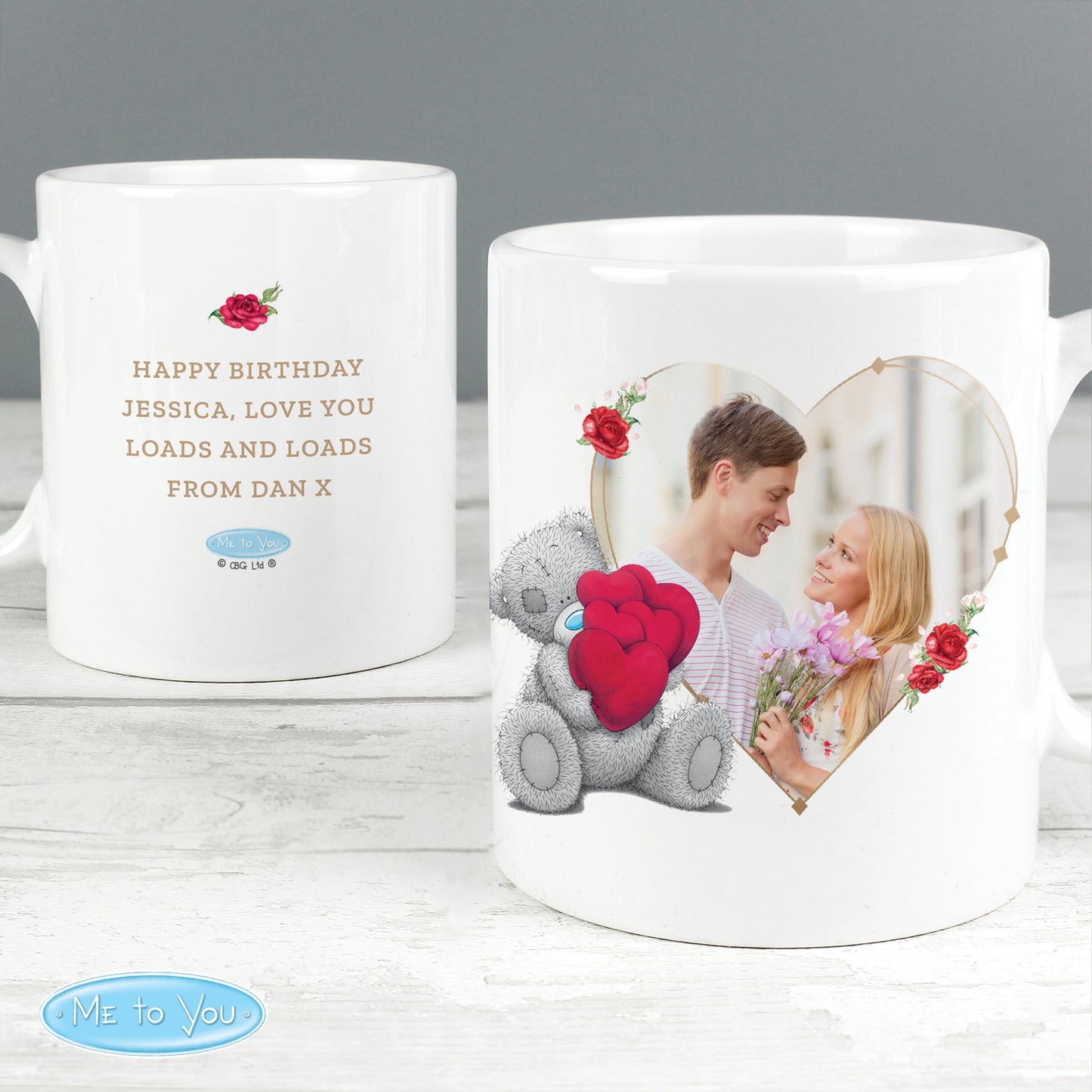 Personalised Me To You Photo Upload Mug