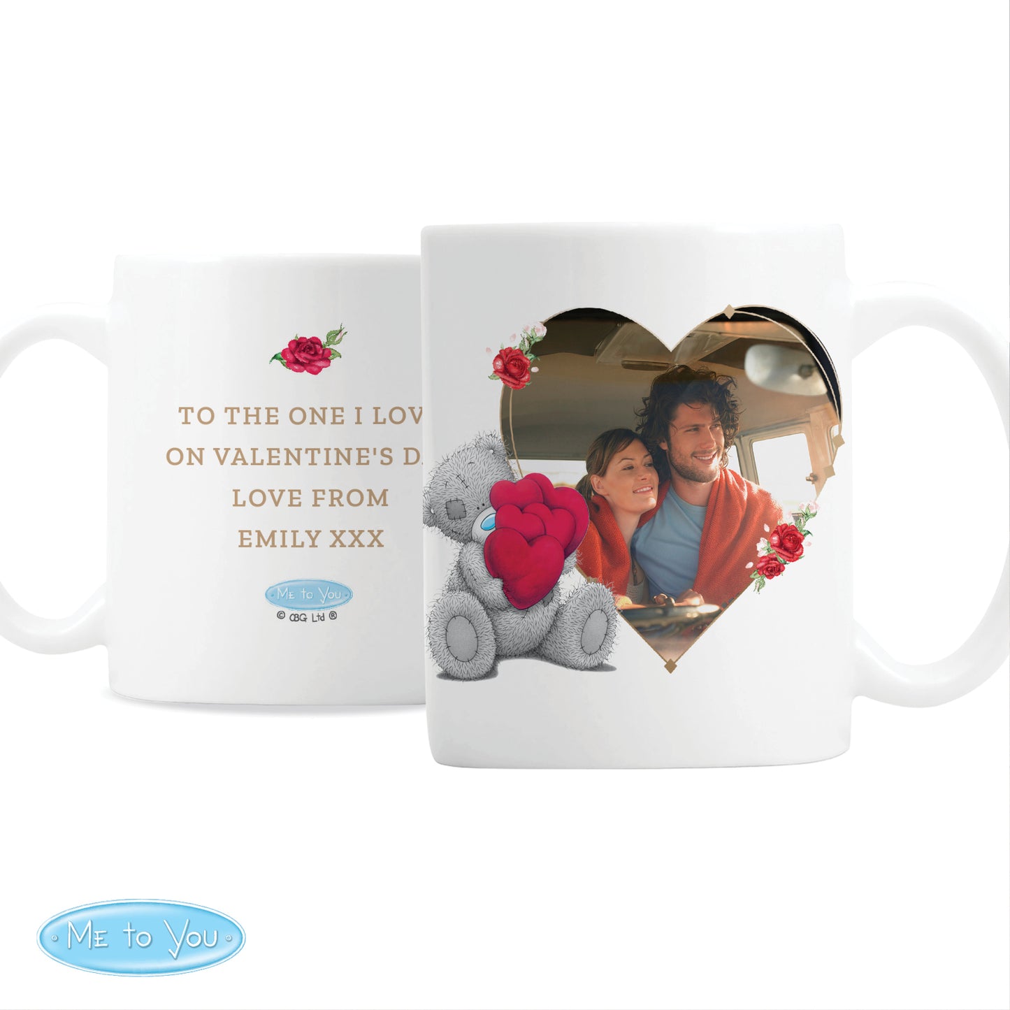 Personalised Me To You Photo Upload Mug