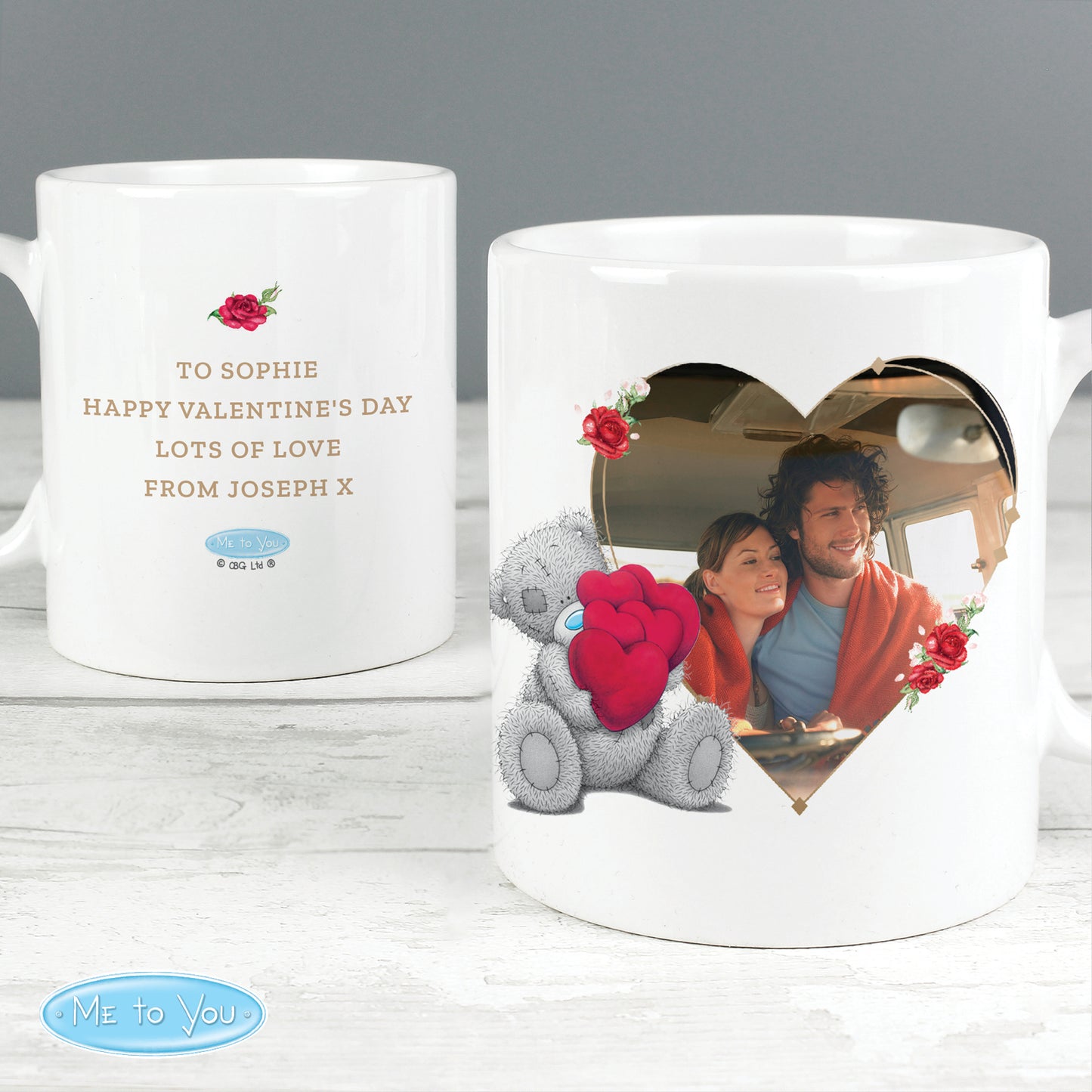 Personalised Me To You Photo Upload Mug