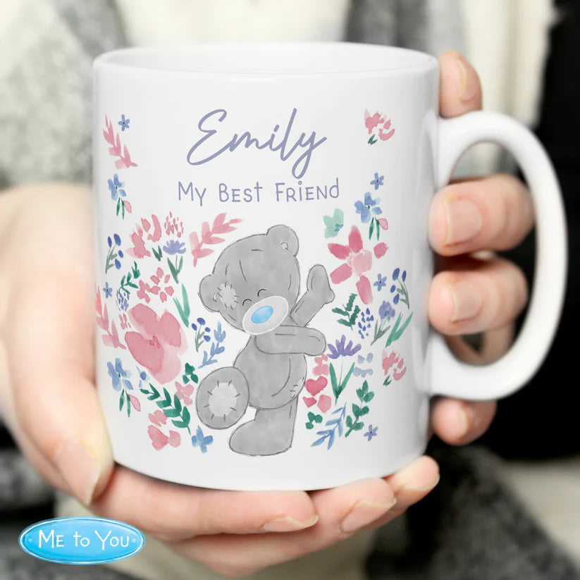 Personalised Me To You Floral Mug