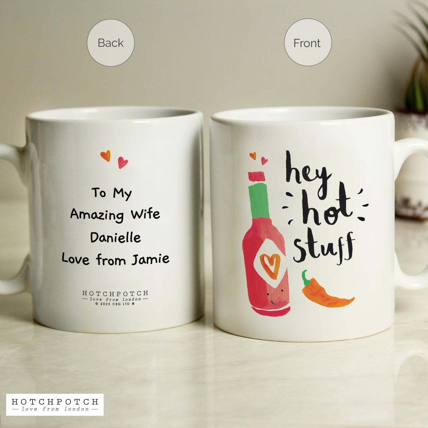 Personalised Hot Stuff Mug