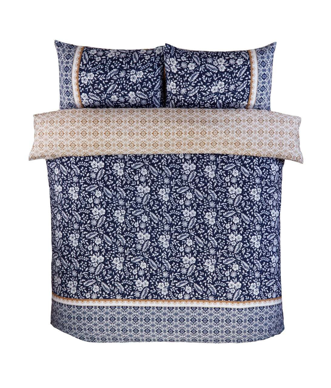 Eleanor Duvet Cover Set in Navy