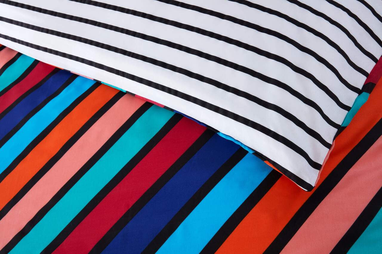Bright Oxford Stripe Duvet Cover Set
