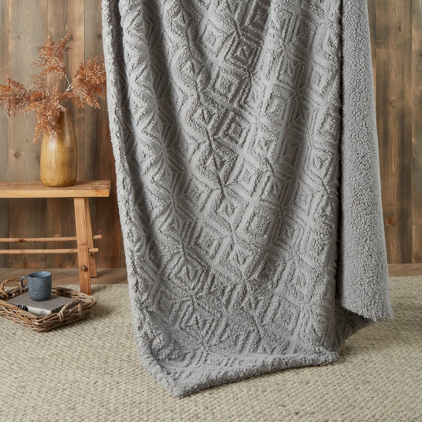 Romo Throw by Fusion Snug in Grey