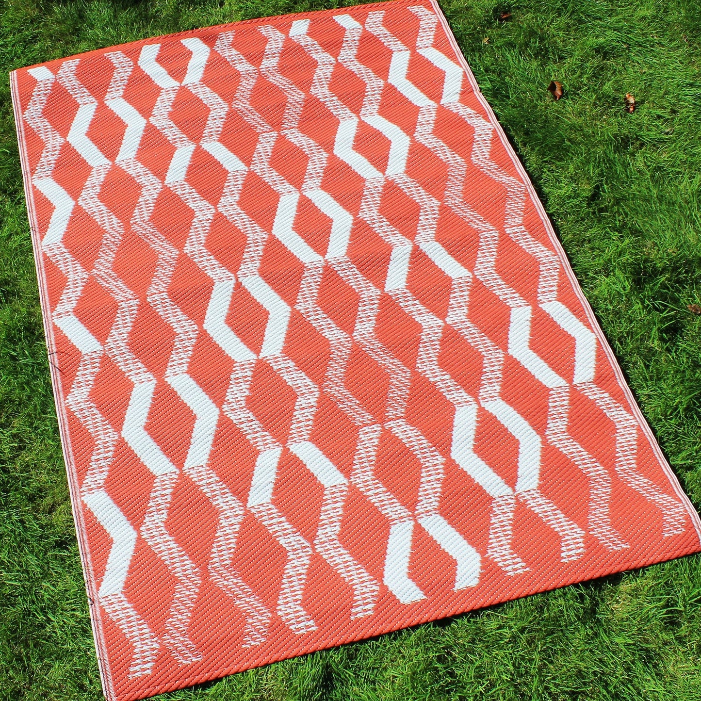 Rico Outdoor Rug by Fusion in Terracotta