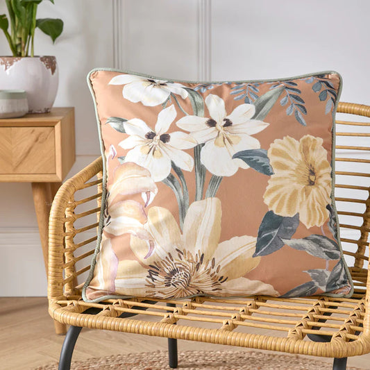 Sagara Filled Cushion by Soiree in Gold