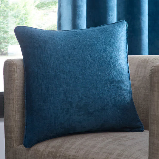 Strata Filled Cushion by Fusion in Teal