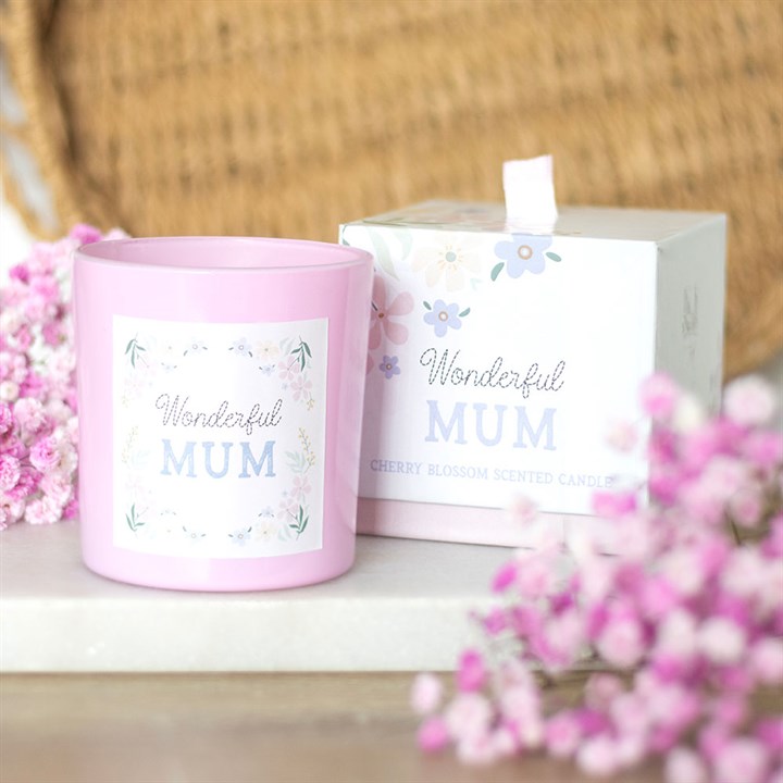 Wonderful Mum Cherry Blossom Candle