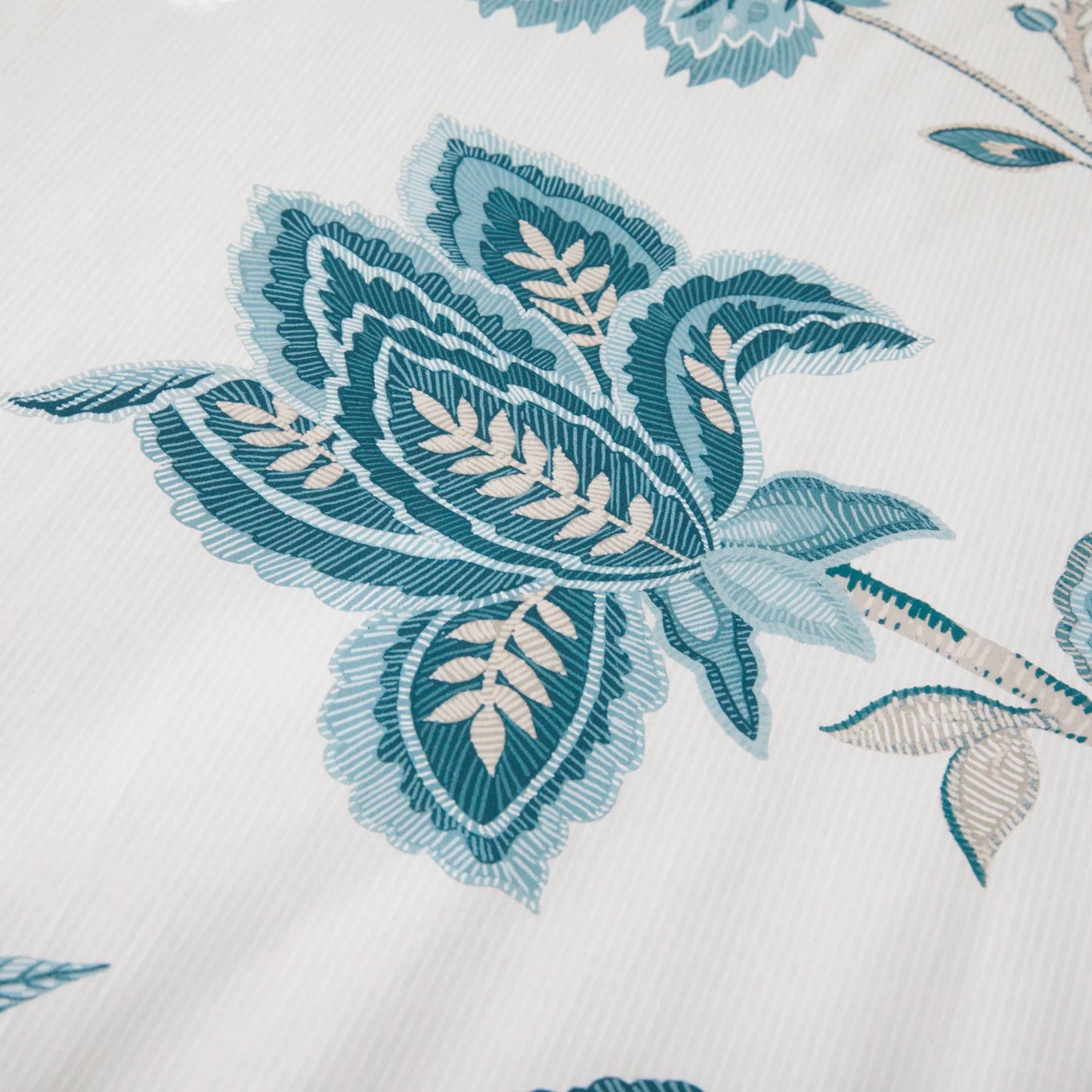 Samira Duvet Cover Set by Dreams And Drapes Design in Teal