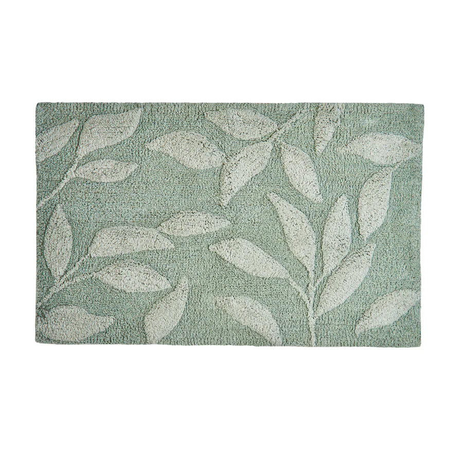 Sandringham Bath Mat by D&D Bathroom in Steel/Sage