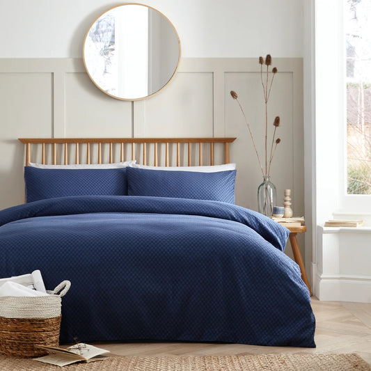 Santos Duvet Cover Set by Appletree Loft in Navy