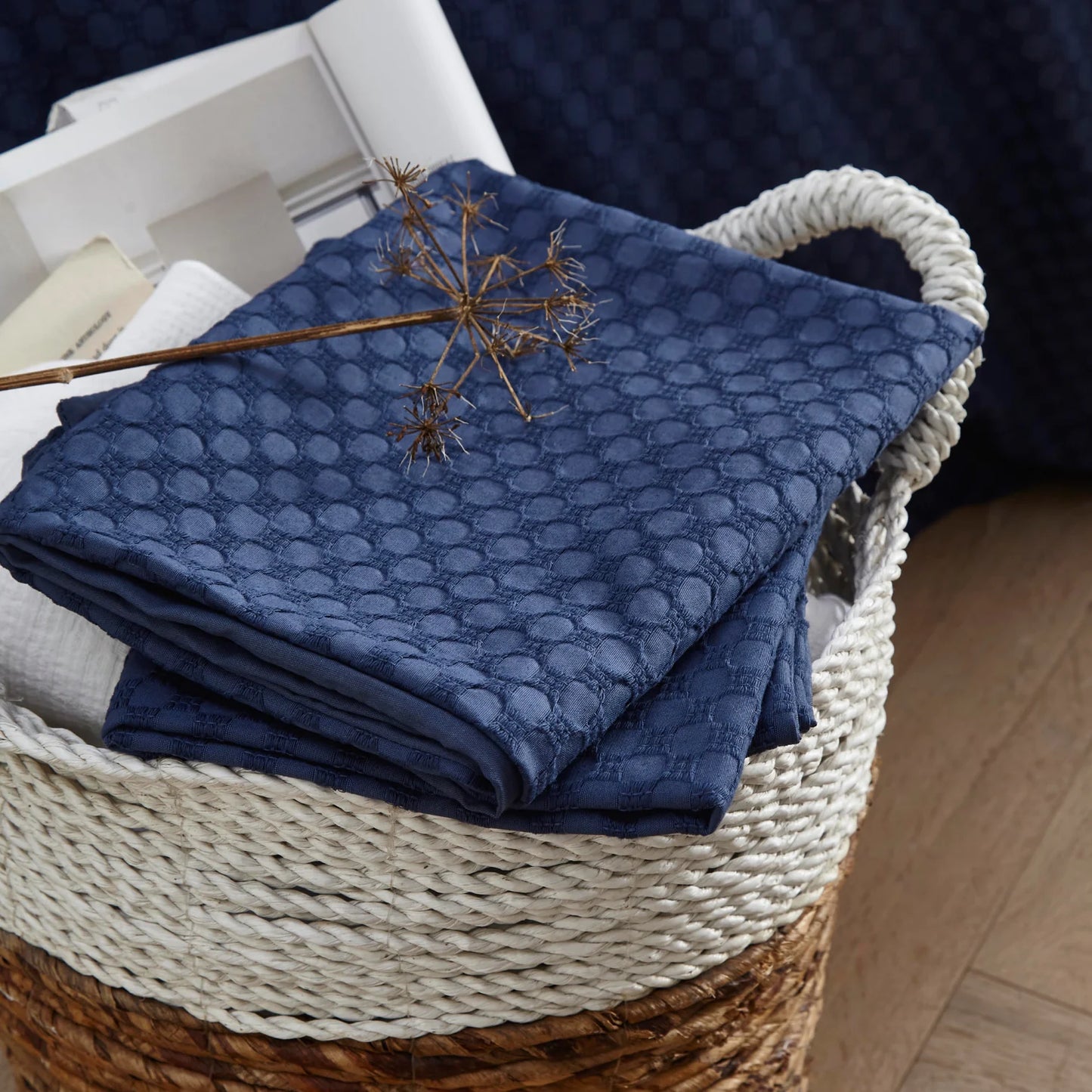 Santos Duvet Cover Set by Appletree Loft in Navy