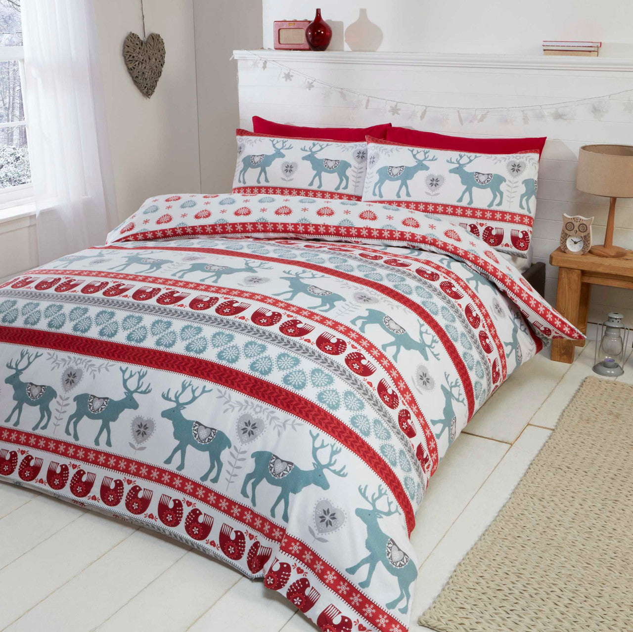 Scandi 100% Cotton Duvet Set