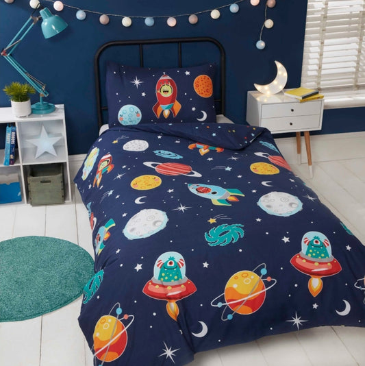 Space & Aliens Duvet Set