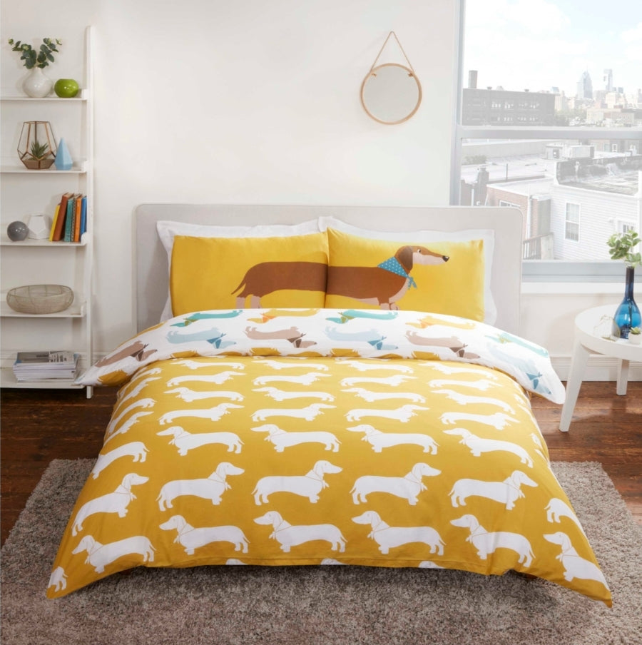 Sausage Dog Duvet Set