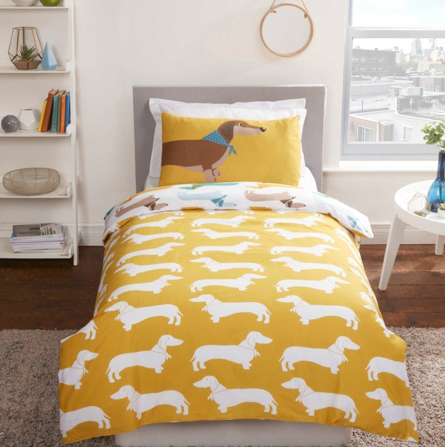 Sausage Dog Duvet Set