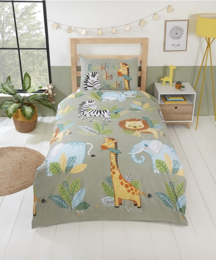 Rumble In The Jungle Duvet Set - Single Only