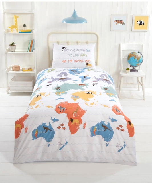 Sustainable My World Duvet Set