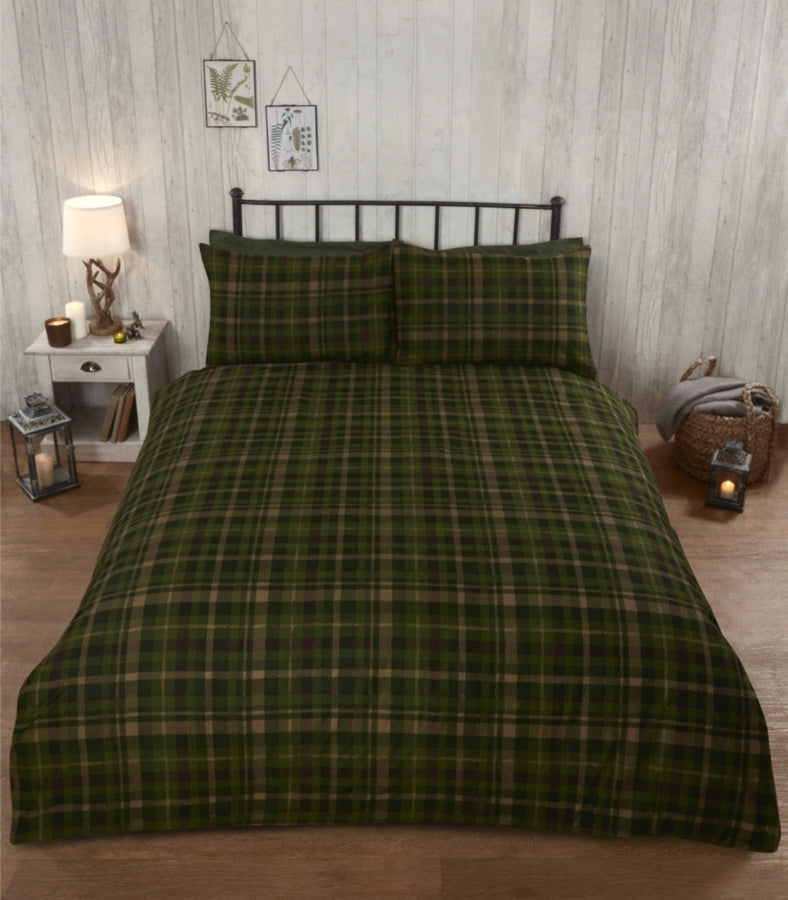 Angus Stag Flannelette Duvet Cover Set