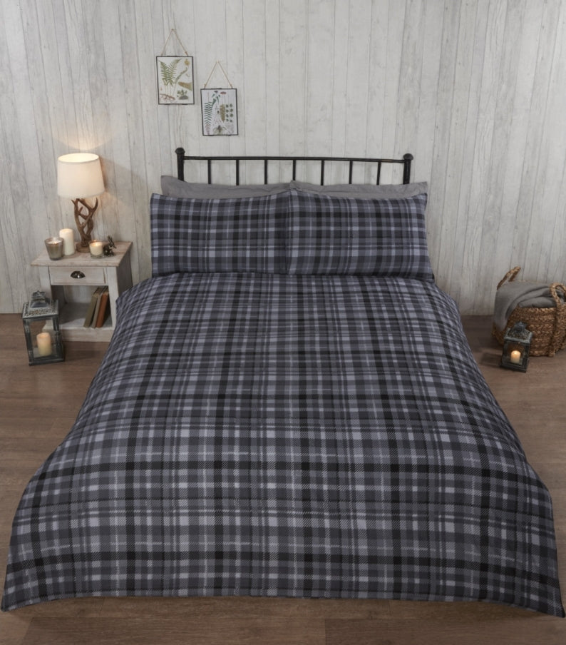 Angus Stag Flannelette Duvet Cover Set