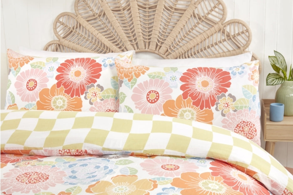 60's Inspired Hippy Duvet Set