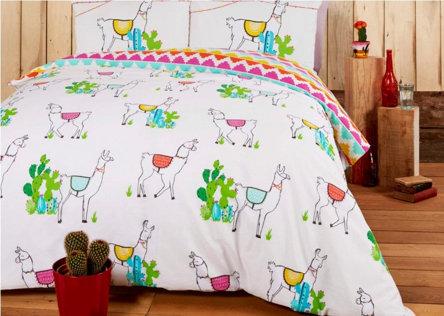 Happy Llamas Duvet Set