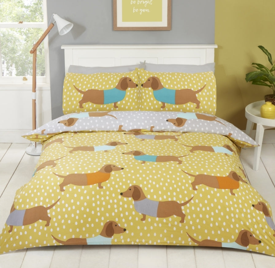 Dolly Dachshund Duvet Set