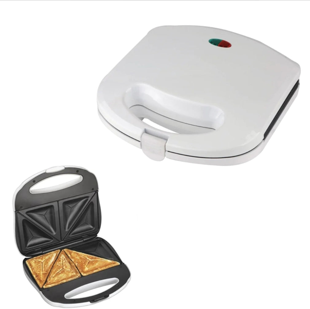 Sandwich Toaster Toastie Maker Kitchen Sandwich Grill - White