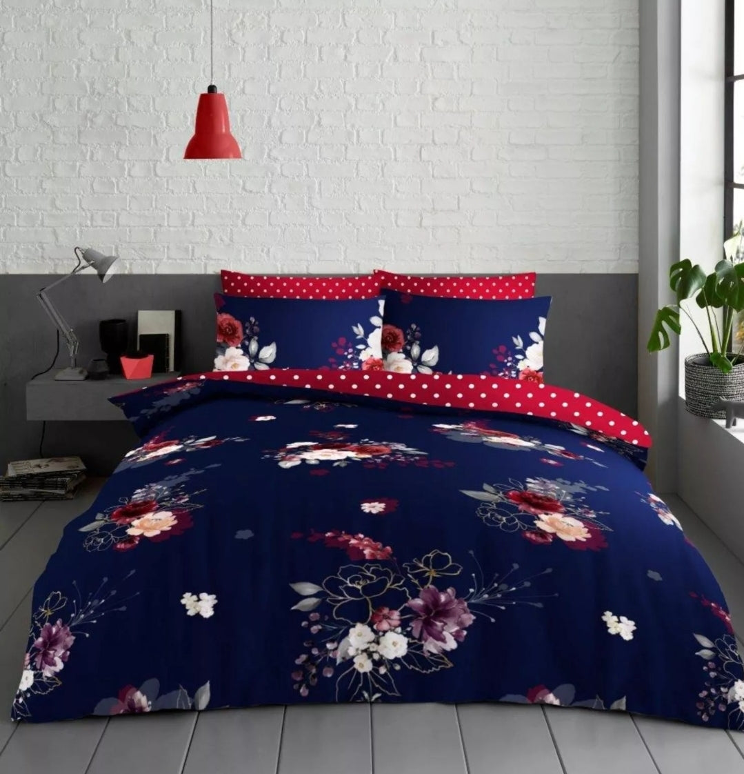 Eden Duvet Set - Navy