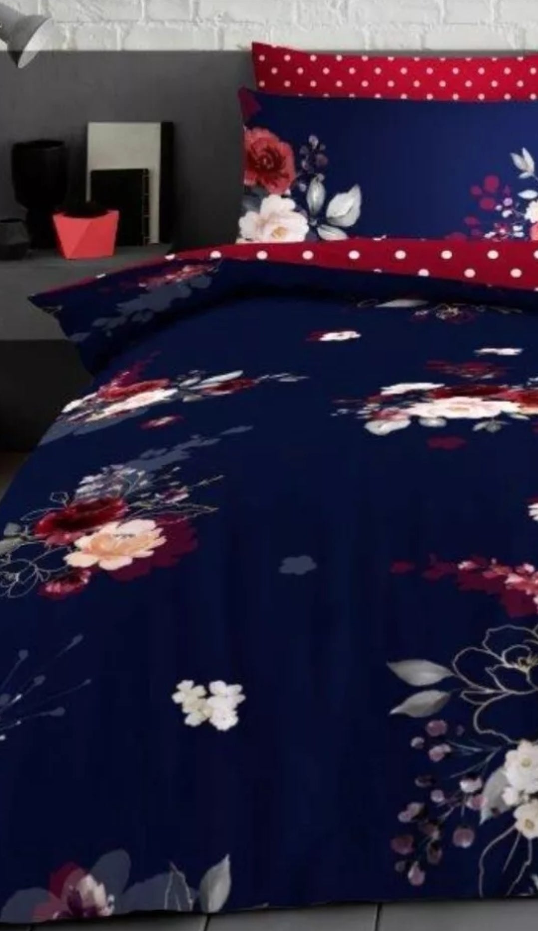 Eden Duvet Set - Navy